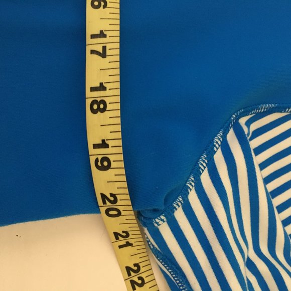 Lululemon Daily Yoga Striped Blue Full Zip Jacket - Picture 7 of 8